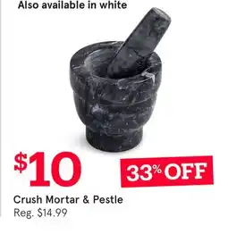Kitchen Stuff Plus Crush Mortar & Pestle offer