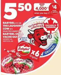 Independent City Market BABYBEL, 6'S OR THE LAUGHING COW, 8'S offer