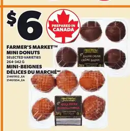 Independent City Market FARMER'S MARKET MINI DONUTS offer