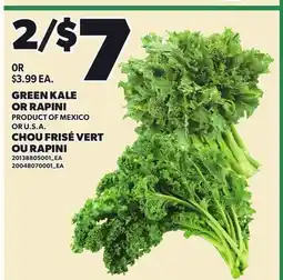 Independent City Market GREEN KALE OR RAPINI offer