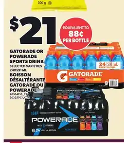 Independent City Market GATORADE OR POWERADE SPORTS DRINK offer