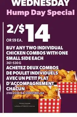 Independent City Market CHICKEN COMBOS WITH ONE SMALL SIDE EACH offer