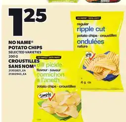 Independent City Market NO NAME POTATO CHIPS offer
