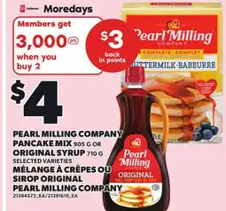 Independent City Market PEARL MILLING COMPANY PANCAKE MIX, 905 G OR ORIGINAL SYRUP, 710 G offer