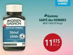 Accès pharma ADRIEN GAGNON MEN'S HEALTH Range offer