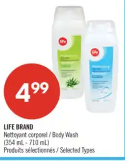 Pharmaprix LIFE BRAND Body Wash (354 mL - 710 mL) offer