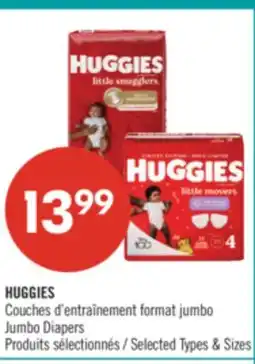 Pharmaprix HUGGIES Jumbo Diapers offer