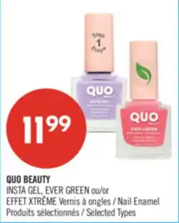 Pharmaprix QUO BEAUTY INSTA GEL, EVER GREEN or Nail Enamel offer