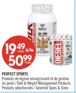 Pharmaprix PERFECT SPORTS Diet & Weight Management Products offer