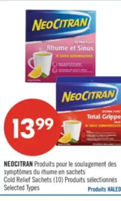 Pharmaprix NEOCITRAN Cold Relief Sachets (10) offer
