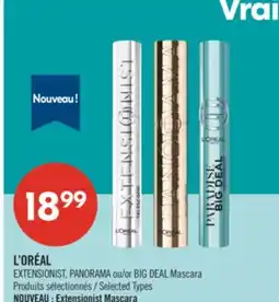 Pharmaprix L'ORÉAL EXTENSIONIST, PANORAMA or BIG DEAL Mascara offer