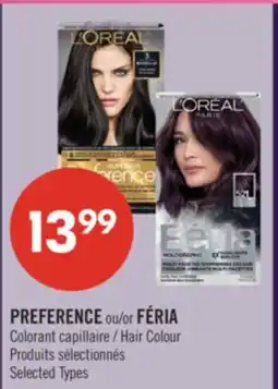 Pharmaprix PREFERENCE or FÉRIA Hair Colour offer