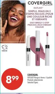 Pharmaprix COVERGIRL OUTLAST Lipstick offer