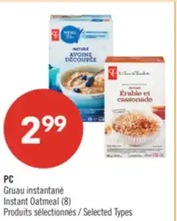 Pharmaprix PC Instant Oatmeal offer