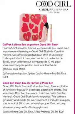 Pharmaprix Good Girl Blush Eau de Parfum 2-Piece Set offer