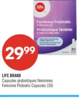 Pharmaprix LIFE BRAND Feminine Probiotic Capsules offer