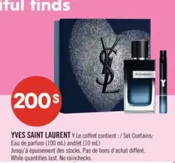 Pharmaprix YVES SAINT LAURENT Y Le Set Contains: Eau de parfum (100 mL) and (10 mL) offer