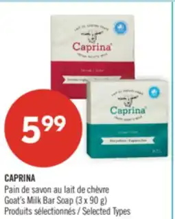 Pharmaprix CAPRINA Goat's Milk Bar Soap offer