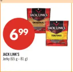 Pharmaprix JACK LINK'S Jerky offer
