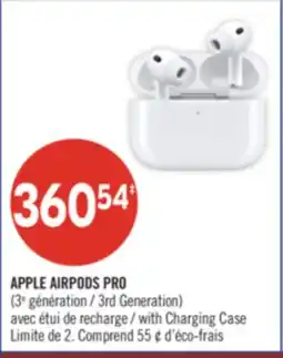 Pharmaprix APPLE AIRPODS PRO offer