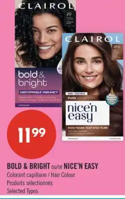 Pharmaprix BOLD & BRIGHT or NICE'N EASY Hair Colour offer