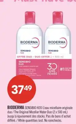 Pharmaprix BIODERMA SENSIBIO H2O The Original Micellar Water Duo (2 x 500 mL) offer