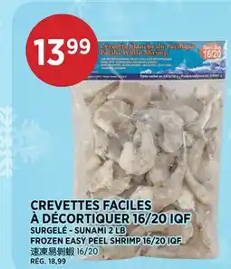 Kim Phat SUNAMI FROZEN EASY PEEL SHRIMP 16/20 IQF offer