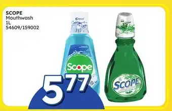 Rossy SCOPE Mouthwash offer