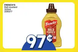 Rossy FRENCH'S Deli mustard offer