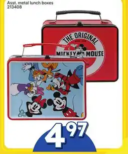 Rossy Asst. metal lunch boxes offer