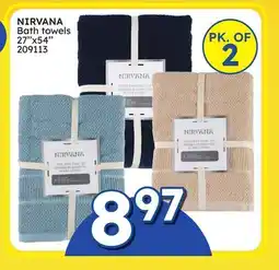 Rossy NIRVANA Bath towels offer