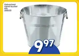 Rossy Galvanised metal bucket offer