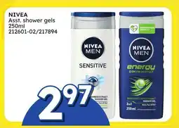 Rossy NIVEA Asst. shower gels offer