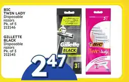 Rossy BIC TWIN LADY Disposable razors offer