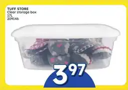 Rossy TUFF STORE Clear storage box offer