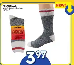Rossy POLAR PAWS Men's thermal socks offer