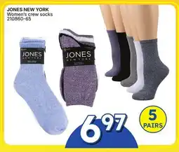 Rossy JONES NEW YORK Women's crew socks offer