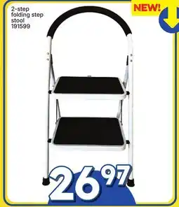 Rossy 2-step folding step stool offer