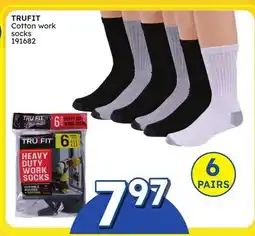 Rossy TRUFIT Cotton work socks offer