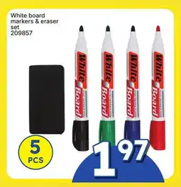 Rossy White board markers & eraser set offer