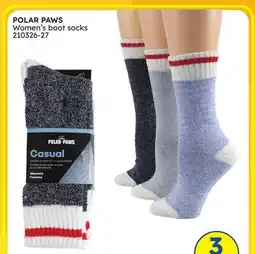 Rossy POLAR PAWS Women's boot socks offer