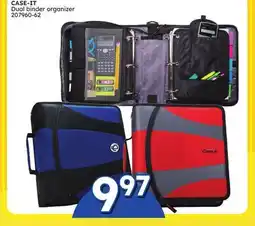 Rossy CASE-IT Dual binder organizer offer