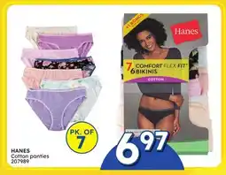 Rossy HANES Cotton panties offer