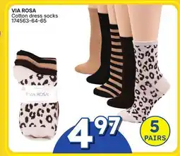 Rossy VIA ROSA Cotton dress socks offer