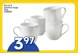Rossy Set of 4 ceramic mugs offer