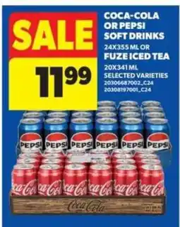 Real Canadian Superstore COCA-COLA or PEPSI SOFT DRINKS offer