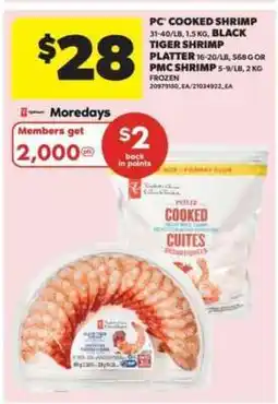 Real Canadian Superstore PC Cooked Shrimp offer