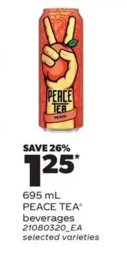Real Canadian Superstore PEACE TEA Peach offer