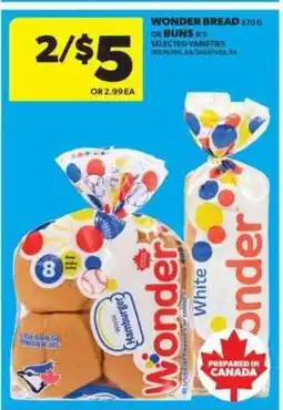Real Canadian Superstore Wonder Bread or Buns offer