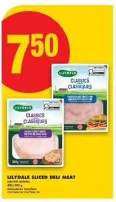 No Frills Lilydale Sliced Deli Meat offer